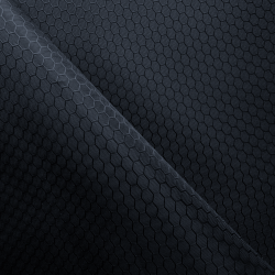 Ткань Оксфорд 300D PU Рип-Стоп СОТЫ, цвет Черный (на отрез)  в Видном
