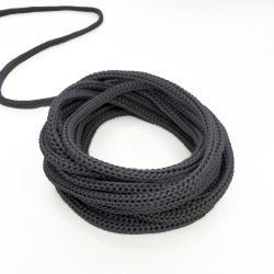 Шнур для одежды d-4.5мм, цвет Серый (на отрез)  в Видном