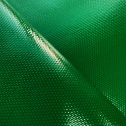 Ткань ПВХ 600 гр/м2 плотная, Зелёный (Ширина 150см), на отрез  в Видном