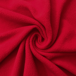 Флис Односторонний 130 гр/м2, цвет Красный (на отрез)  в Видном