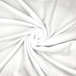 Флис Односторонний 130 гр/м2, цвет Белый (на отрез)  в Видном