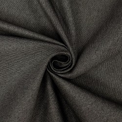 Ткань Рогожка (мебельная), цвет Тёмно-Серый (на отрез)  в Видном