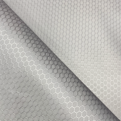 Ткань Оксфорд 300D PU Рип-Стоп СОТЫ, цвет Светло-Серый (на отрез)  в Видном