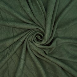 Ткань Флис Односторонний 130 гр/м2, цвет Темный хаки (на отрез)  в Видном