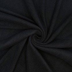 Флис Односторонний 130 гр/м2, цвет Черный (на отрез)  в Видном