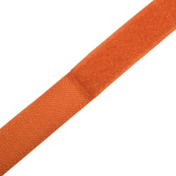 Контактная лента 25мм  Оранжевый (велькро-липучка, на отрез)  в Видном