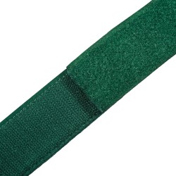 Контактная лента 40мм (38мм) цвет Зелёный (велькро-липучка, на отрез)  в Видном