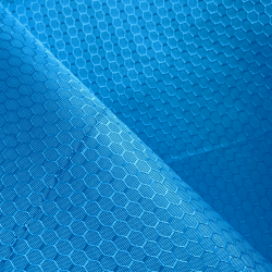 Ткань Оксфорд 300D PU Рип-Стоп СОТЫ, цвет Голубой (на отрез)  в Видном