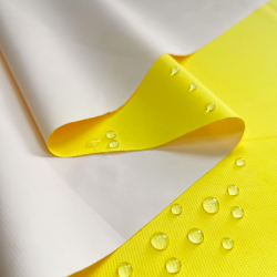 Водонепроницаемая Дышащая Мембранная ткань PU 10'000, цвет Жёлтый (на отрез)  в Видном