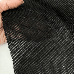 Сетка 3D трехслойная Air mesh 165 гр/м2, цвет Черный (на отрез)  в Видном