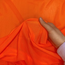 Трикотажная Сетка 75 г/м2, цвет Оранжевый (на отрез)  в Видном